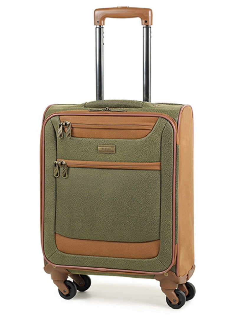 Мала текстильна валіза зеленого кольору | 6766660