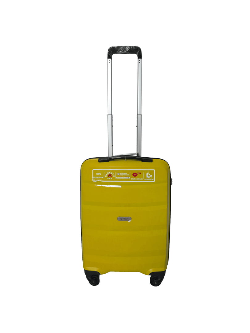 Мала пластикова валіза жовтого кольору | 6767092