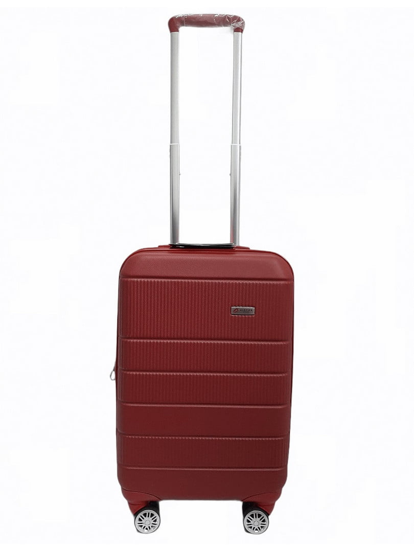 Мала пластикова валіза бордового кольору | 6767111