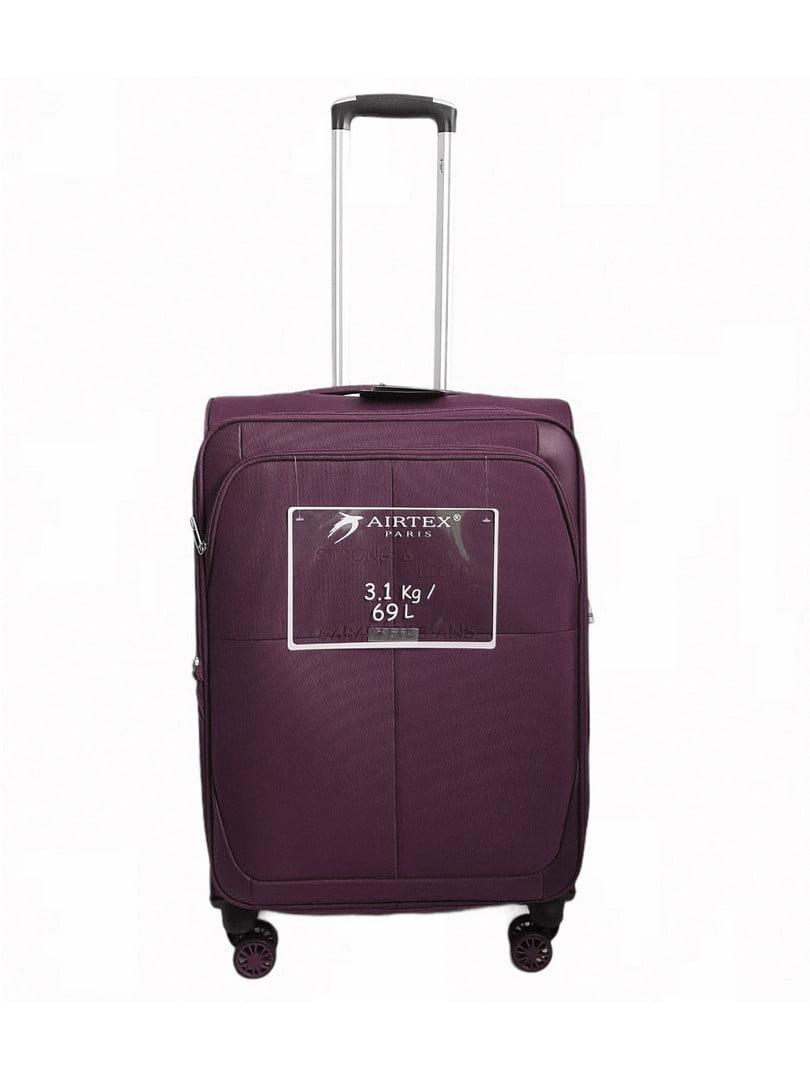 Середня текстильна валіза фіолетового кольору | 6767251