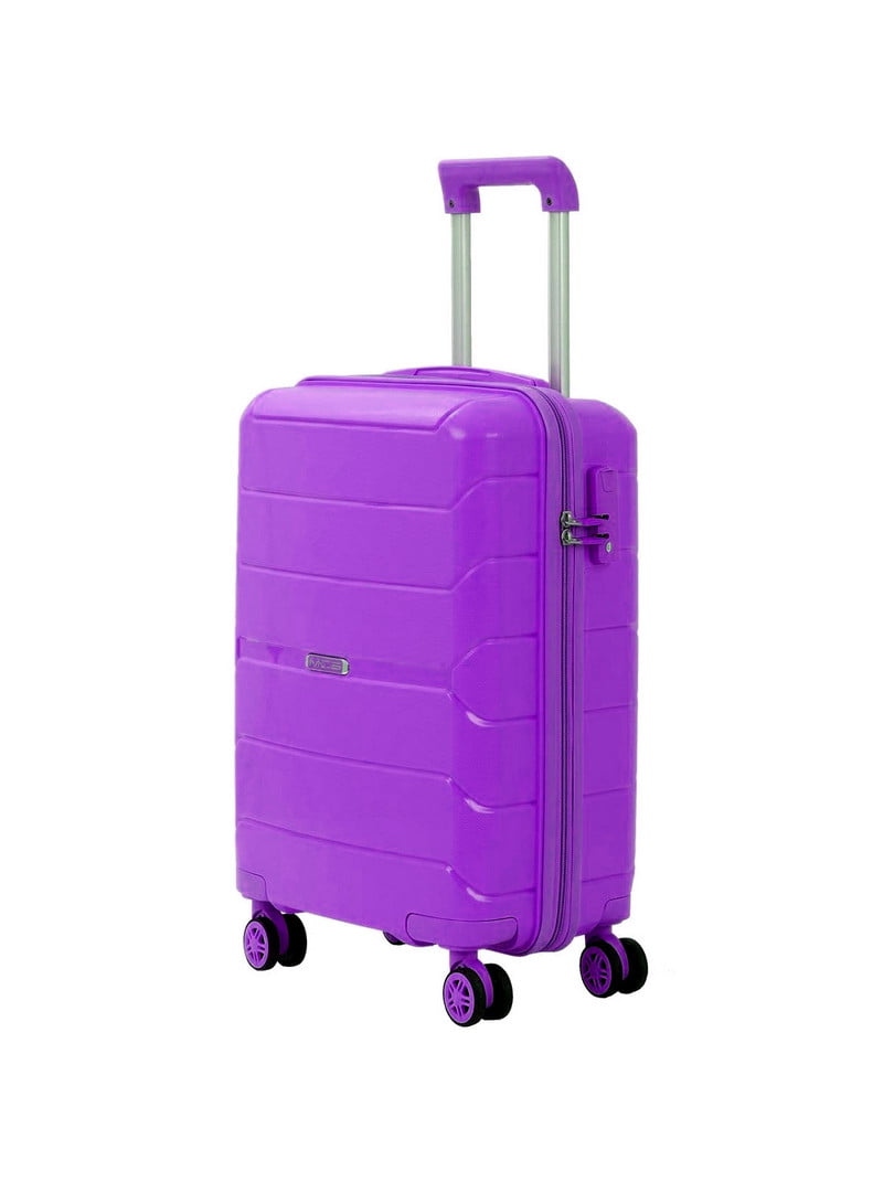 Мала пластикова валіза бузкового кольору на 4-х колесах | 6767355
