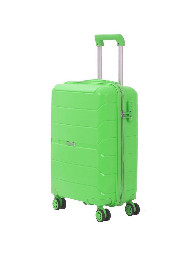 Мала пластикова валіза салатового кольору | 6767356