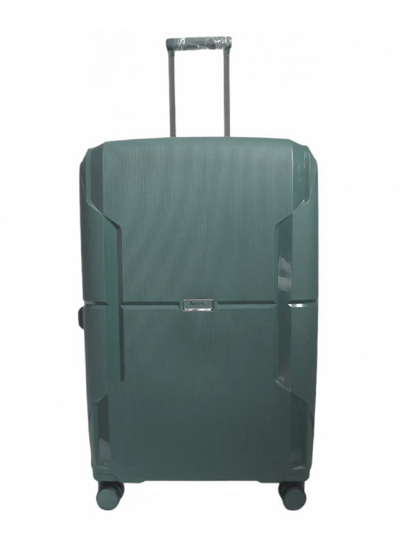 Велика пластикова валіза бірюзового кольору | 6767496