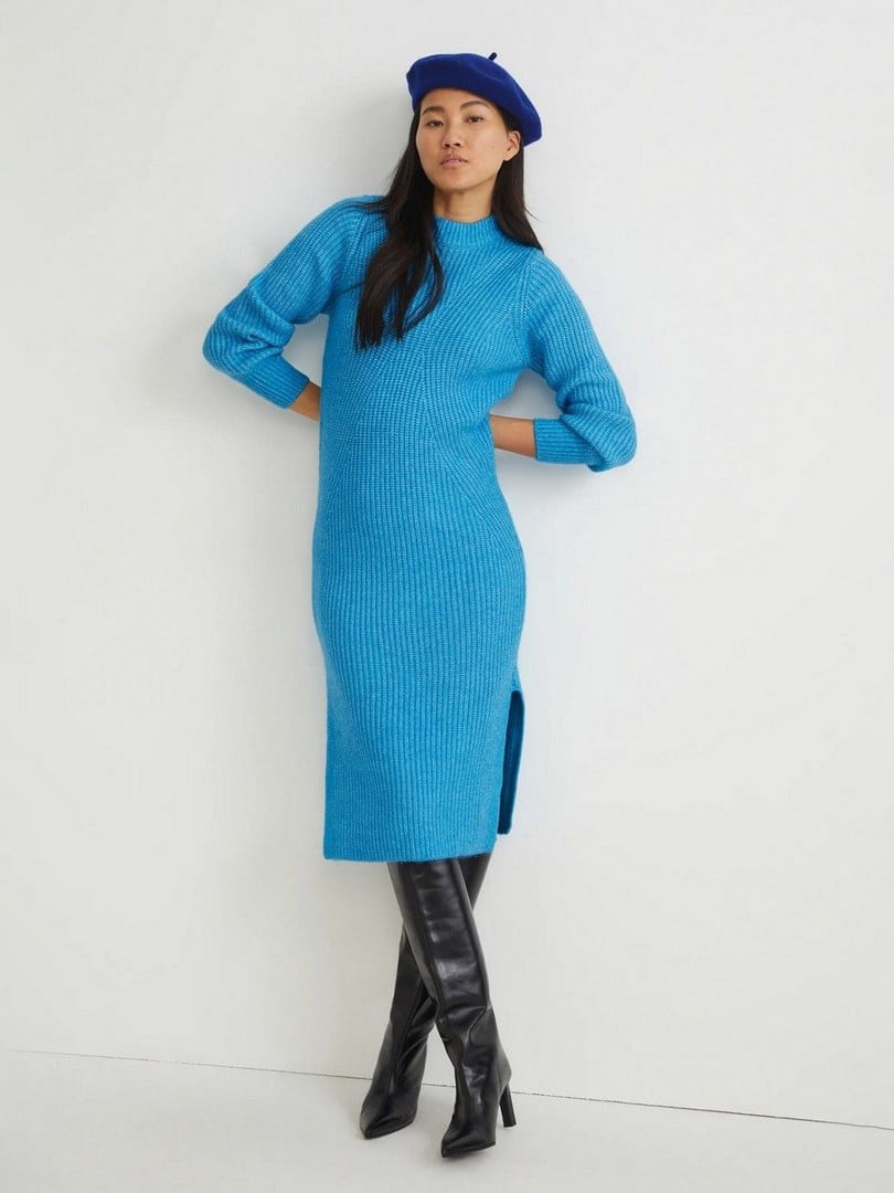 Сукня-светр яскраво-синього кольору | 6774255
