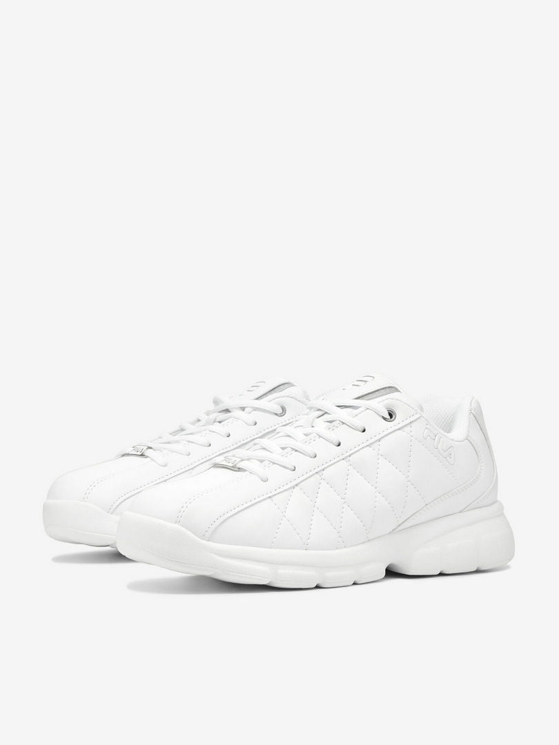 Білі кросівки у стьобаному стилі | 6775878