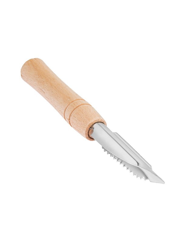 Ніж для чищення овочів із дерев'яною ручкою (18.5 см) | 6777366