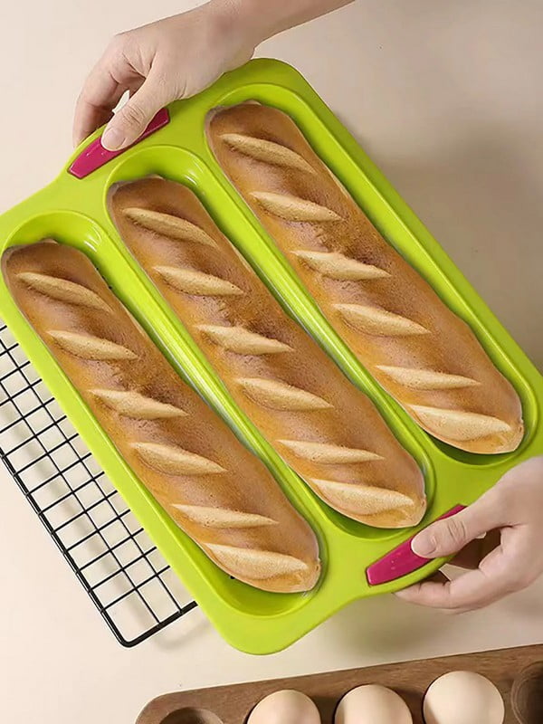 Форма для хліба та міні-багетів силіконова (35х24х2 см) | 6777374