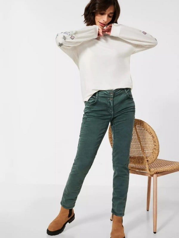 Зелені прямі джинси | 6790871