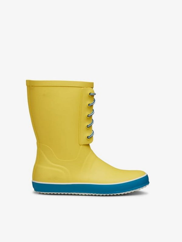 Жовті гумові чобітки з шнурівкою | 6791176