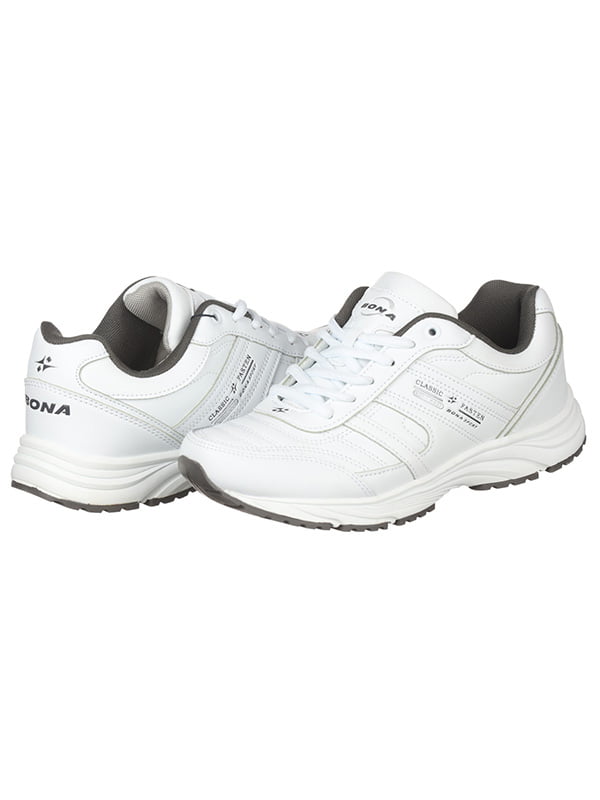 Білі шкіряні кросівки | 6795816