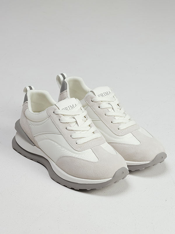 Білі замшеві кросівки | 6796523