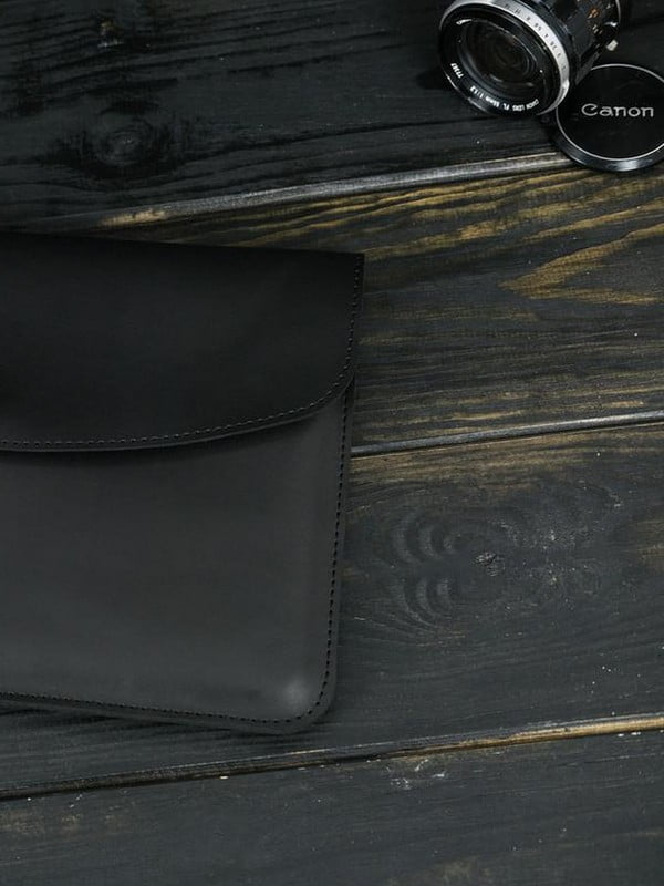 Кожаный черный чехол для MacBook | 6799010