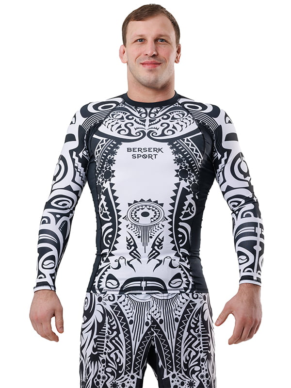 Рашгард Polynesian Mask long sleeve black  | 6807973