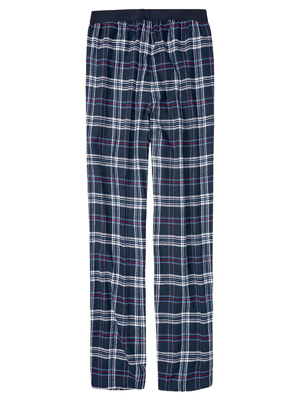 Фланелевые пижамные брюки в клетку | 6811547