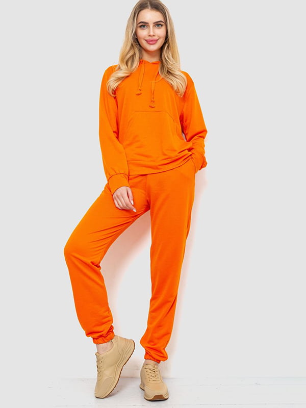 Оранжевый костюм: худи и джоггеры | 6759569