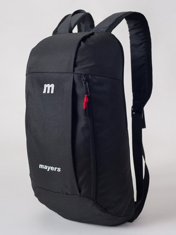 Чорний рюкзак в спортивному стилі | 6812761