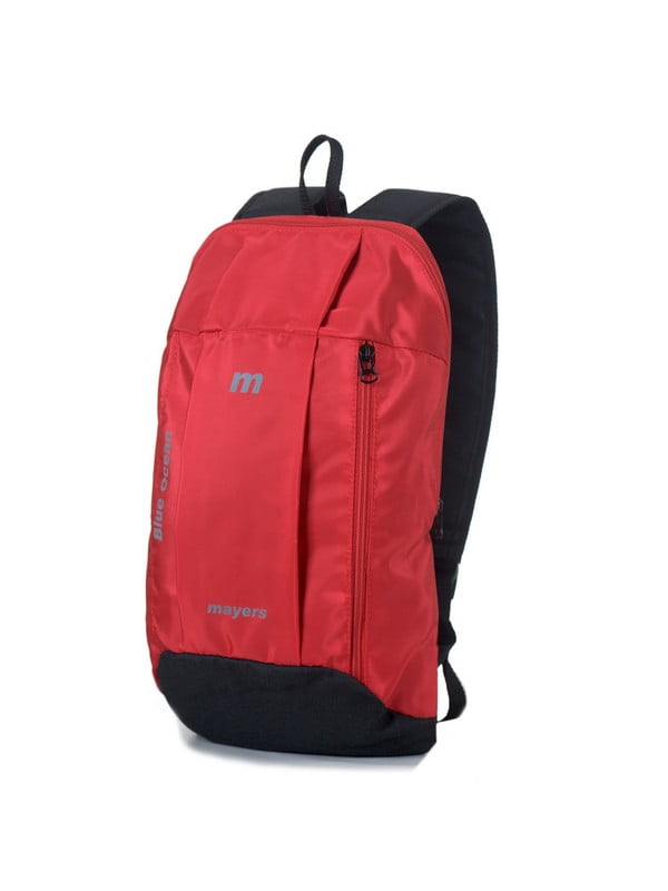 Червоний з чорним рюкзак з міцної водонепроникної тканини | 6812847
