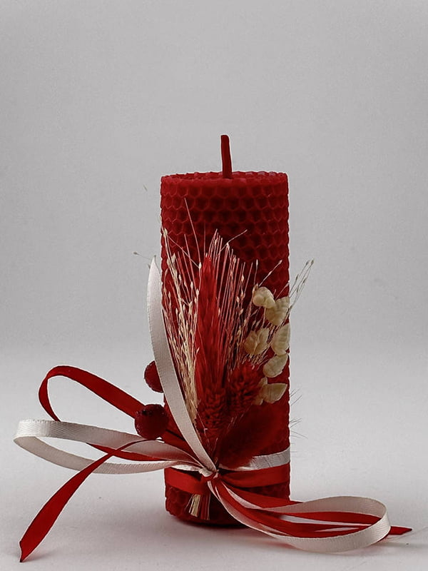 Свічка ручної роботи в подарунковій упаковці (13 см) | 6816960
