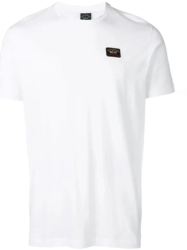 Біла бавовняна футболка | 6822801