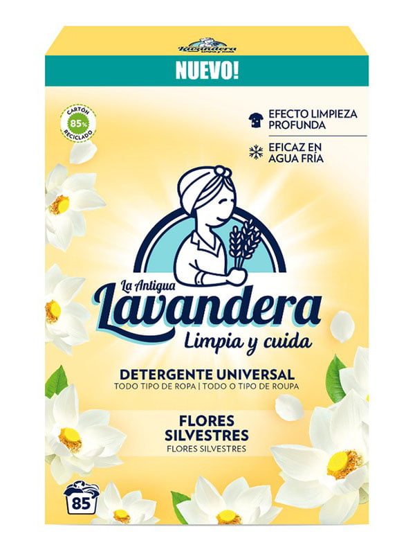 Пральний порошок La Antigua Lavandera Universal white flowers, 4.675 кг, 85 прань | 6824480