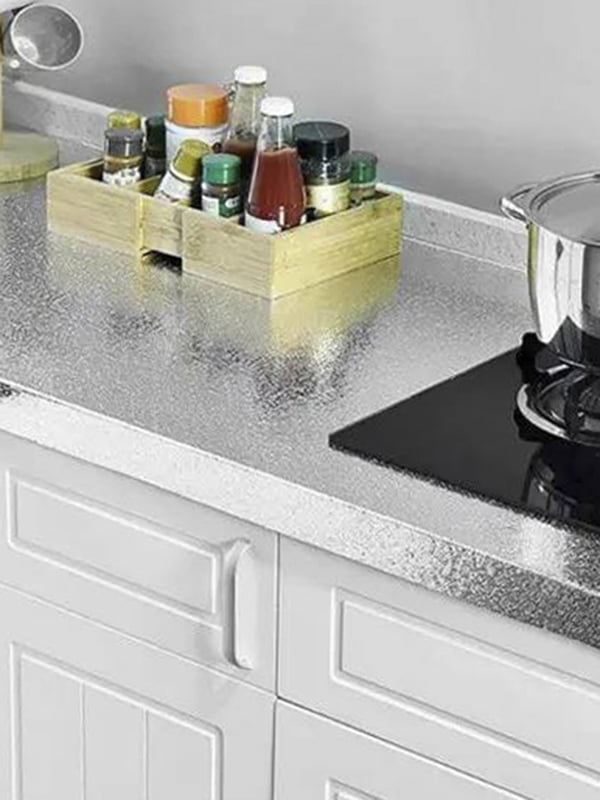 Самоклеюча водонепроникна алюмінієва фольга для кухонних поверхонь (60 смх5 м) | 6836096