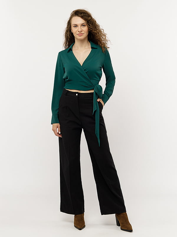 Жіноча блуза S зелений Miss Selens ЦБ-00227850 | 6840913