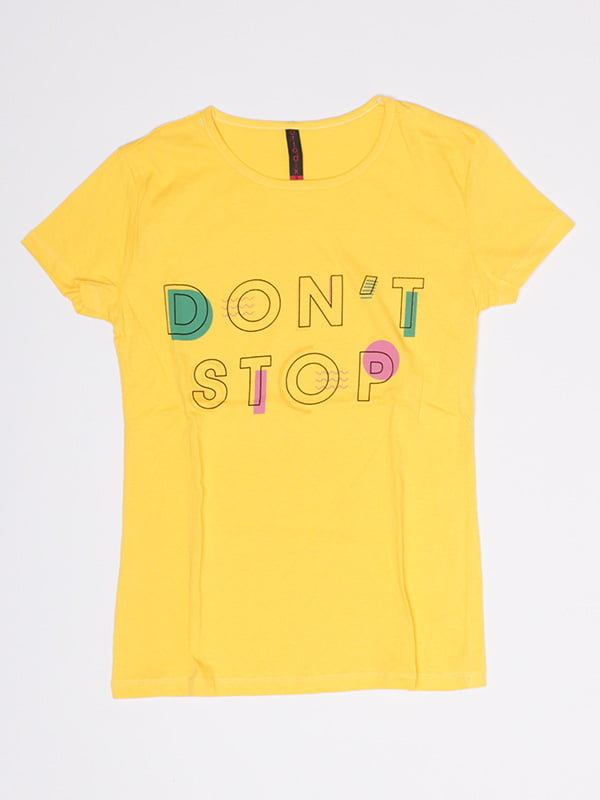 Жіноча футболка S жовтий Brands ЦБ-00192001 | 6841691