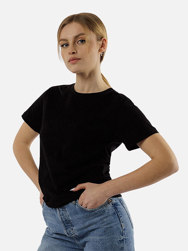 Жіноча футболка регуляр S чорний Yuki ЦБ-00210729 | 6841795