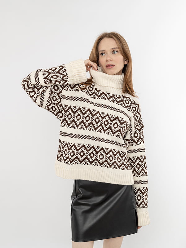 Жіночий светр One Size молочний Remina ЦБ-00233458 | 6842103
