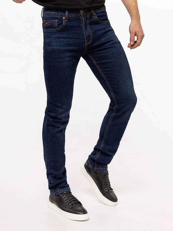 Чоловічі джинси 30 темно-синій Resalsa ЦБ-00203306 | 6842510