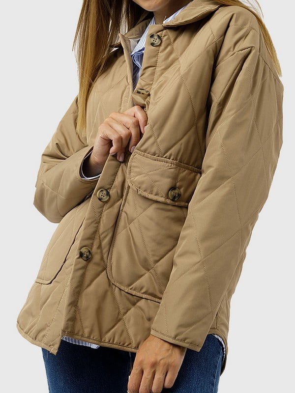 Куртка жіноча Qalinka ЦБ-00227866 S Бежевий | 6844054