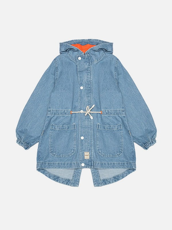 Куртка джинсова для дівчинки 116 блакитний WORRN ЦБ-00209822 | 6844130