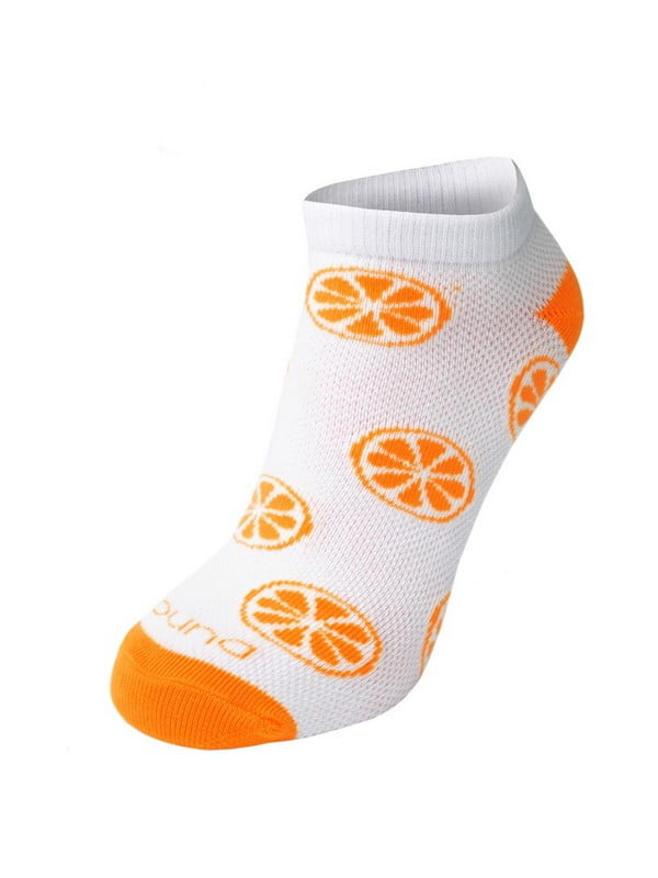 Шкарпетки оранжеві літні бавовняні сіточка | 6846069