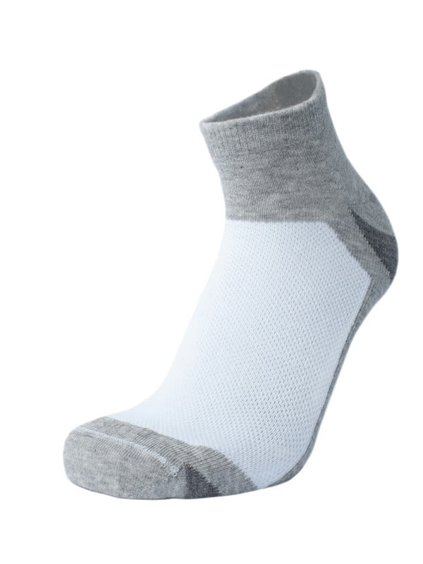 Шкарпетки світло-сірі літні сіточка | 6846340