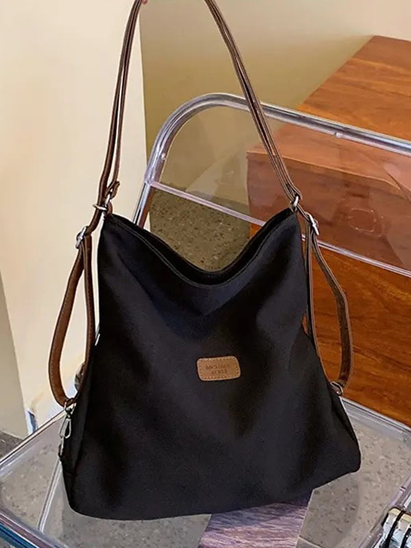 Універсальна чорна сумочка на одне відділення ( 29*32*13 см) | 6847400