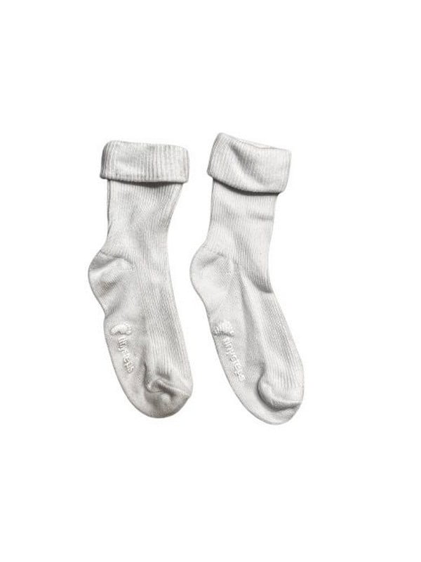 Білі шкарпетки з відворотом | 6848341