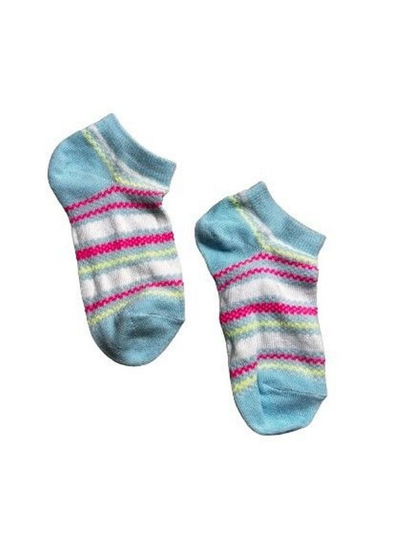 Шкарпетки блакитні в смужку | 6848754