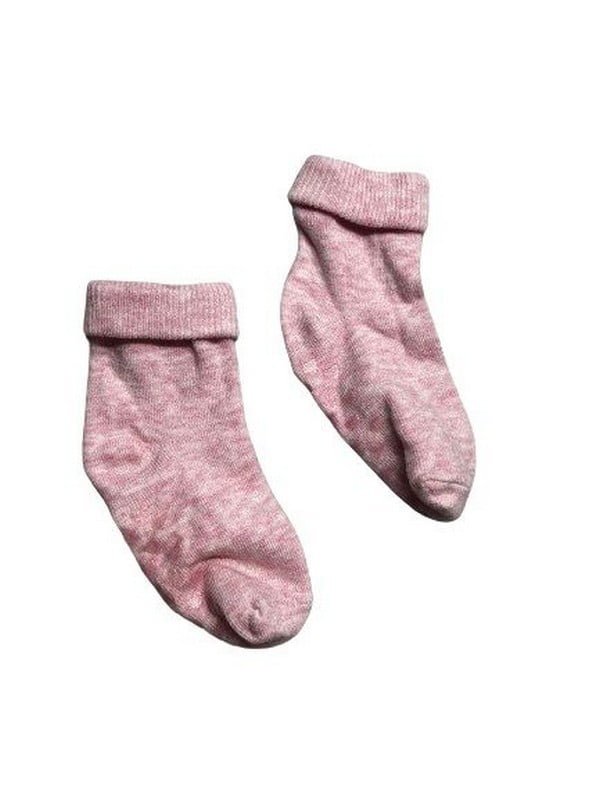 Рожеві шкарпетки з відворотом | 6849073