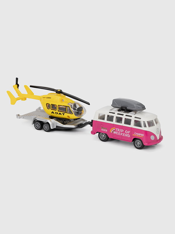 Іграшковий набір (автобус + гвинтокрил) | 6854322