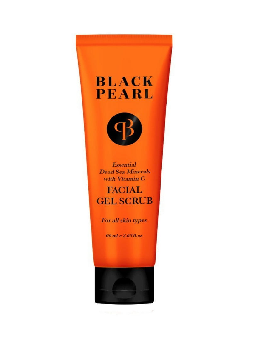 Гель-скраб для обличчя з Вітаміном С для всіх типів шкіри Black pearl  60 мл (990958) | 6859172