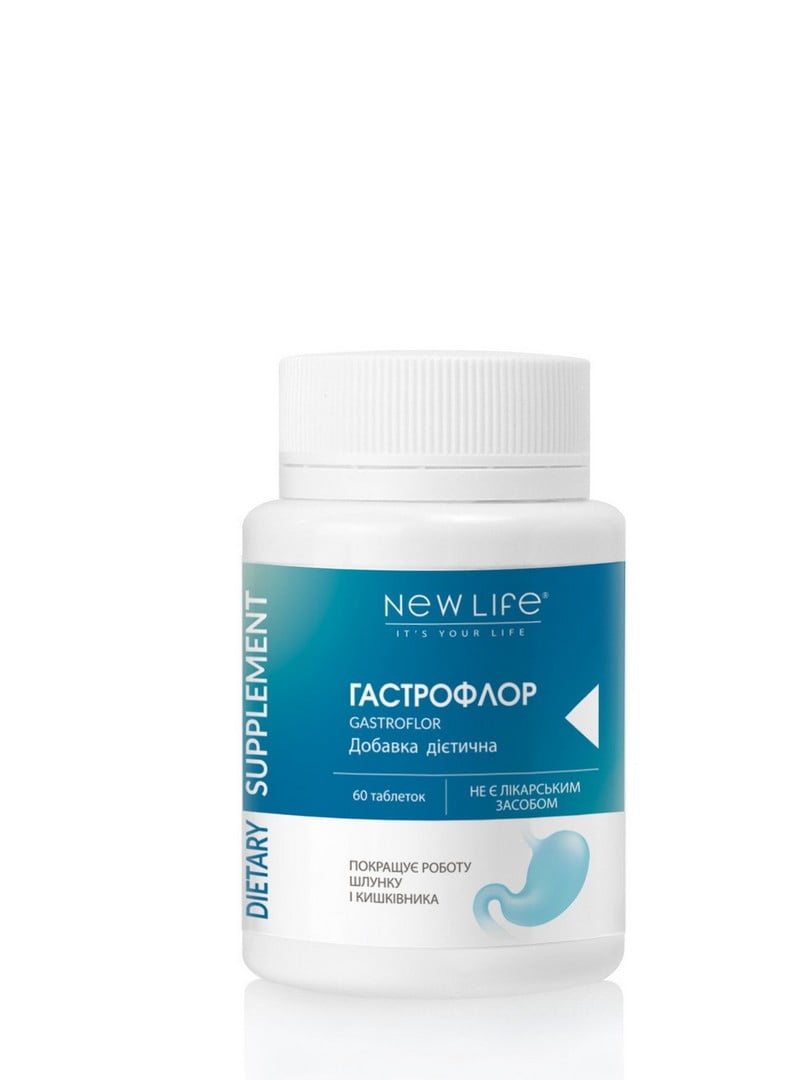 Дієтична добавка “Гастрофлор” для відновлення слизової шлунка і кишечника, поліпшення травлення, (60 таблеток) | 6861643