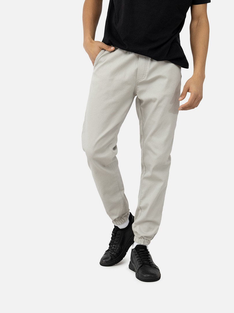 Світло-сірі кежуал штани | 6871944