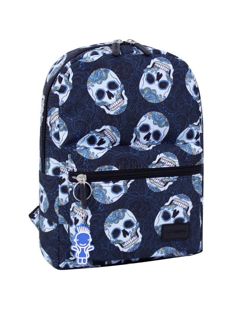 Рюкзак Молодіжний mini синій в принт (8 л) | 6874401