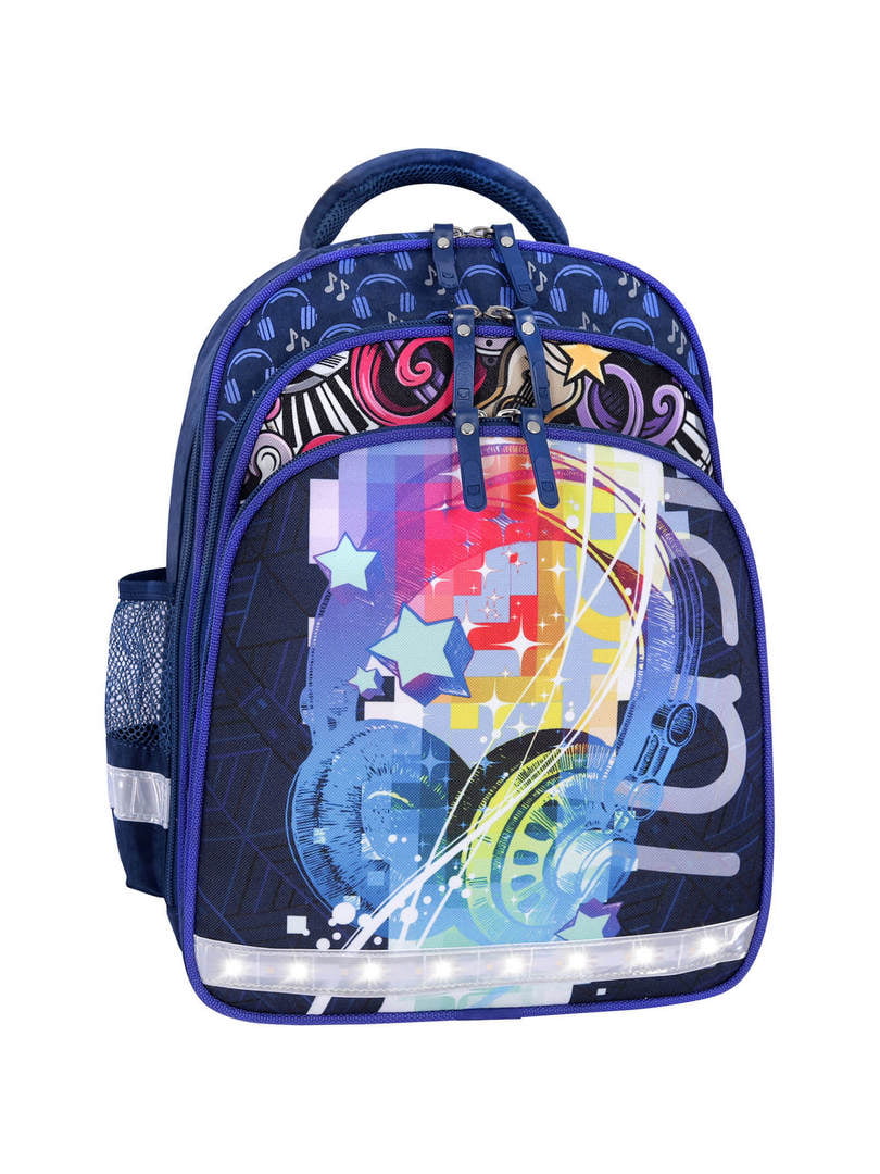Рюкзак шкільний Mouse синій з принтом | 6874434