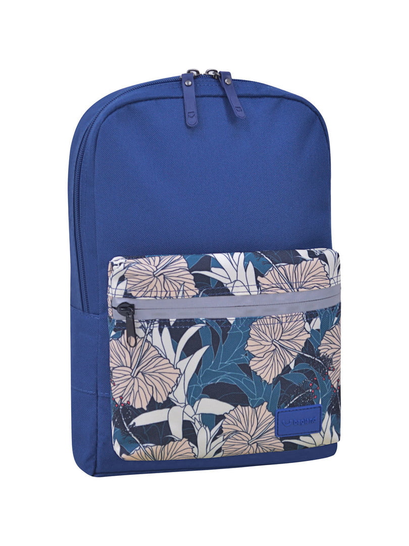 Рюкзак Молодіжний mini синій в принт (8 л) | 6874614