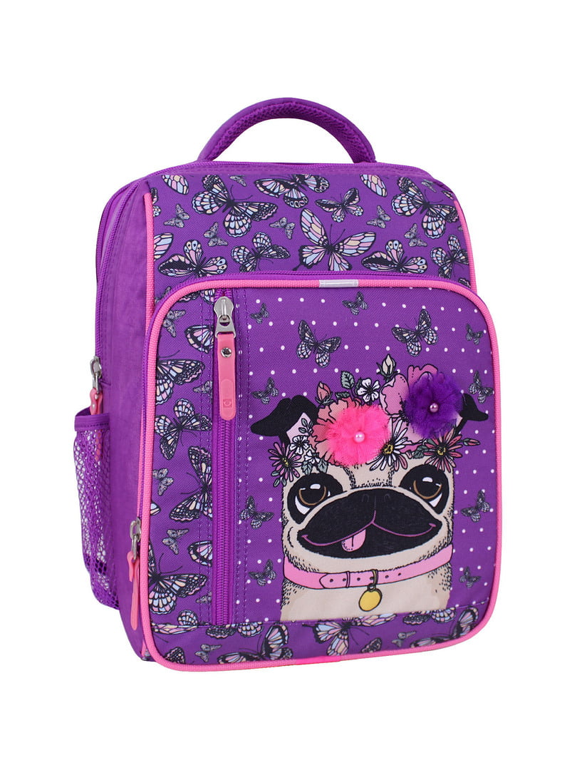 Рюкзак шкільний Школяр фіолетовий в принт (8 л) | 6874671