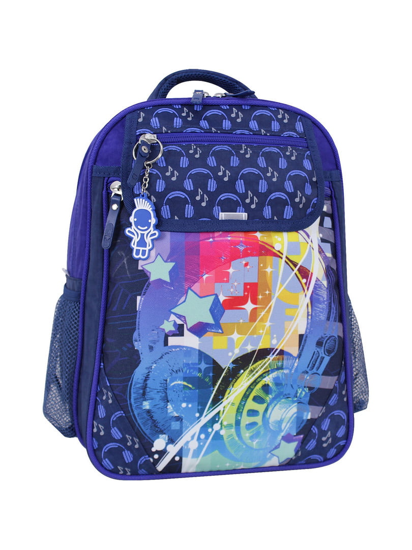 Рюкзак шкільний Відмінник синій з принтом (20 л) | 6874678