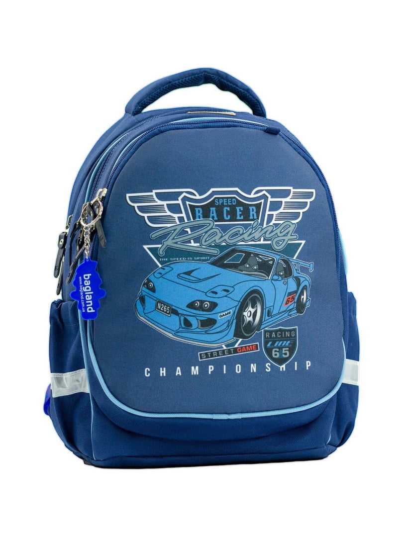 Рюкзак шкільний Butterfly синій з принтом (21 л) | 6874762