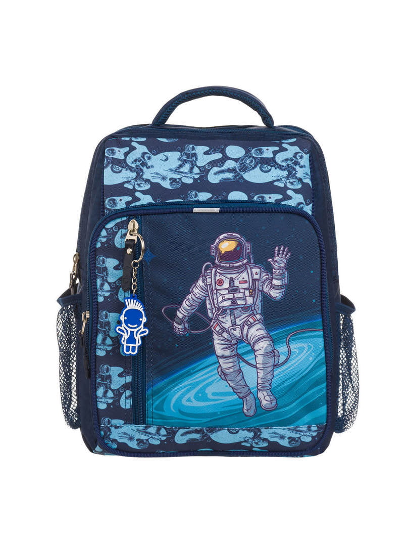Рюкзак шкільний Школяр синій в принт (8 л) | 6874793