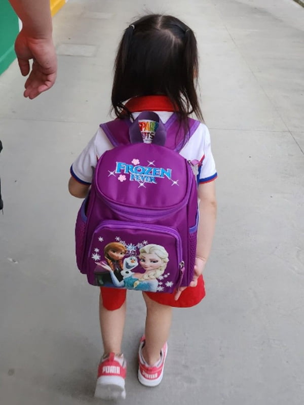 Фіолетовий рюкзак з малюнком | 6875032
